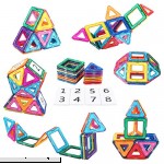 AMOSTING Magnetic Building Blocks Present Package Toy Tiles Bricks Kit 24rainboat B01KFJERTU